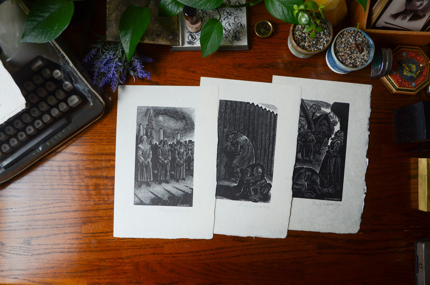 The House of the Dead / (10) Signed wood engravings / ca. 1982