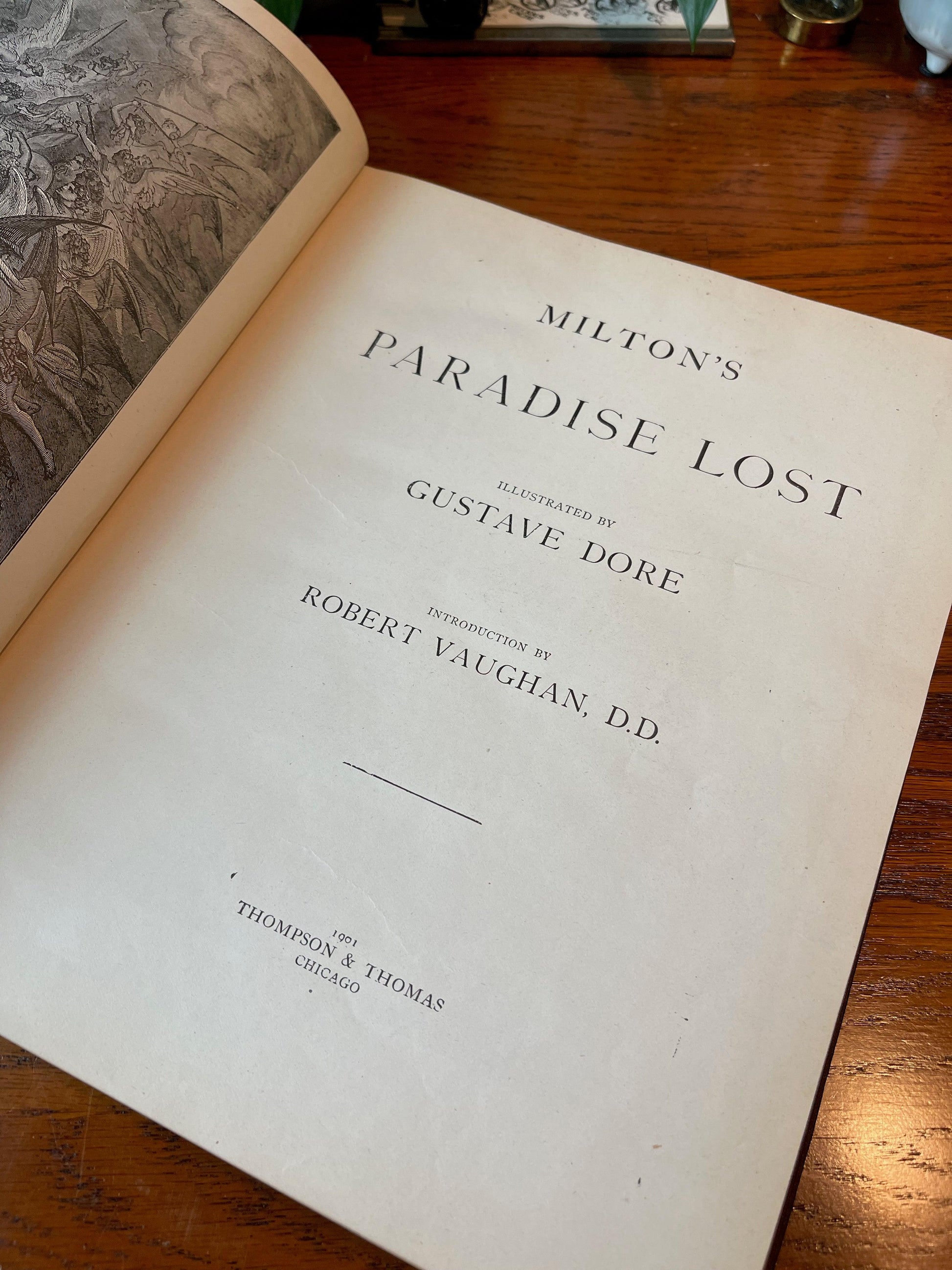 Milton's Paradise Lost / Illustrated by Gustave Doré / First Thus Edition / 1901 - Precious Cache