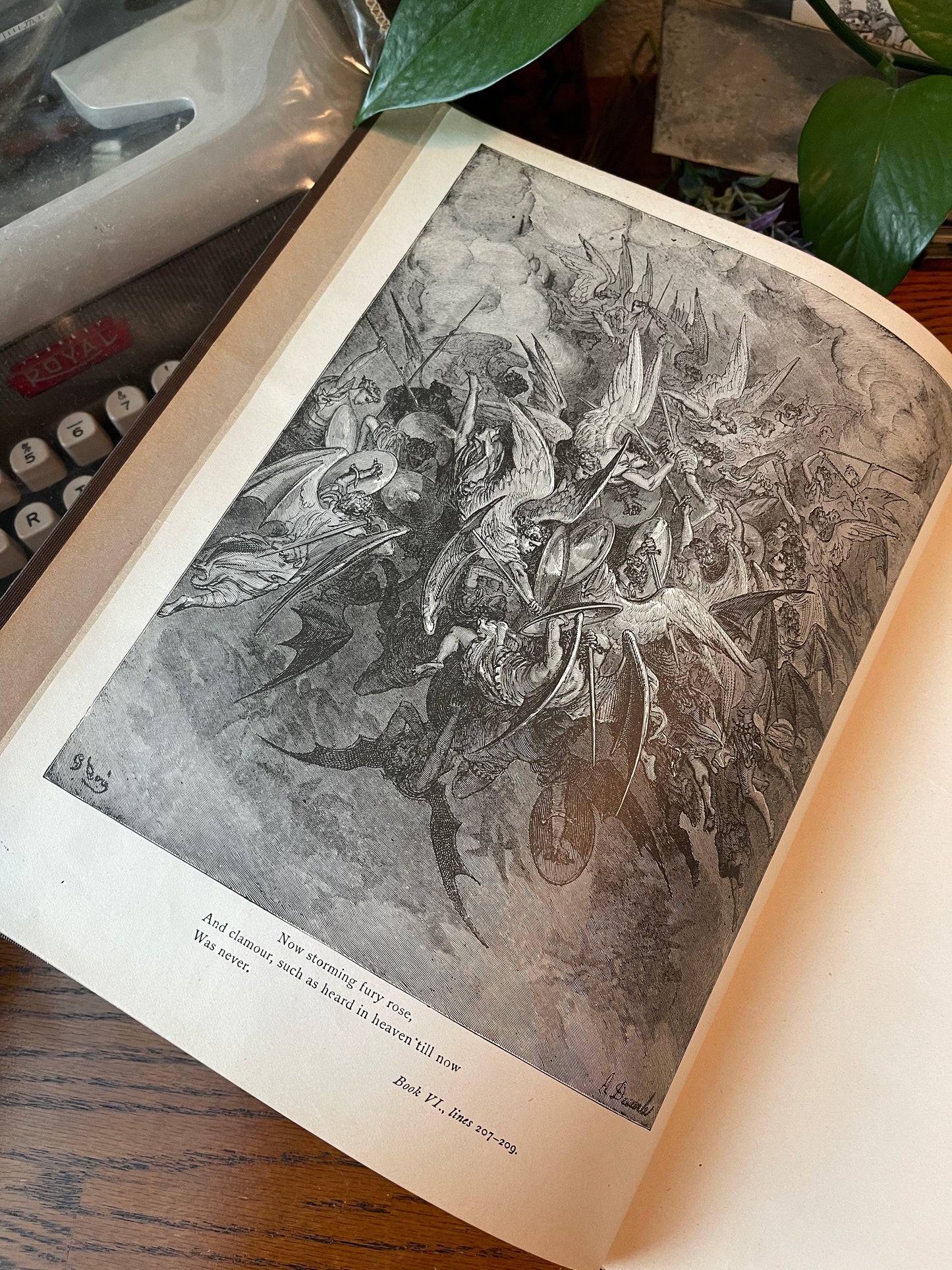 Milton's Paradise Lost / Illustrated by Gustave Doré / First Thus Edition / 1901 - Precious Cache