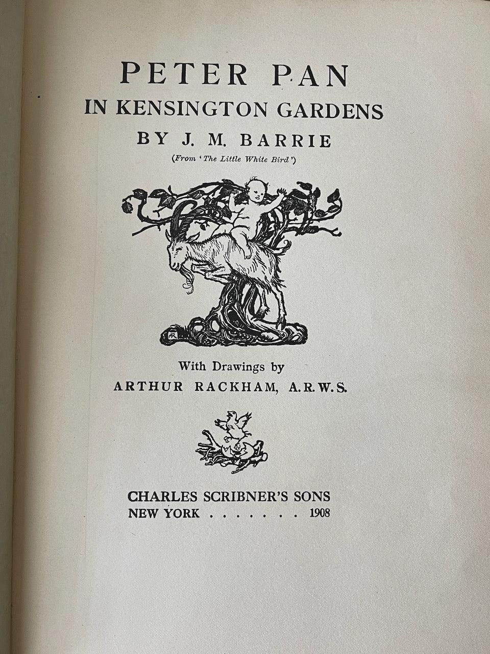 Peter Pan Kensington Gardens / Illustrated by Arthur Rackham / 1908 - Precious Cache