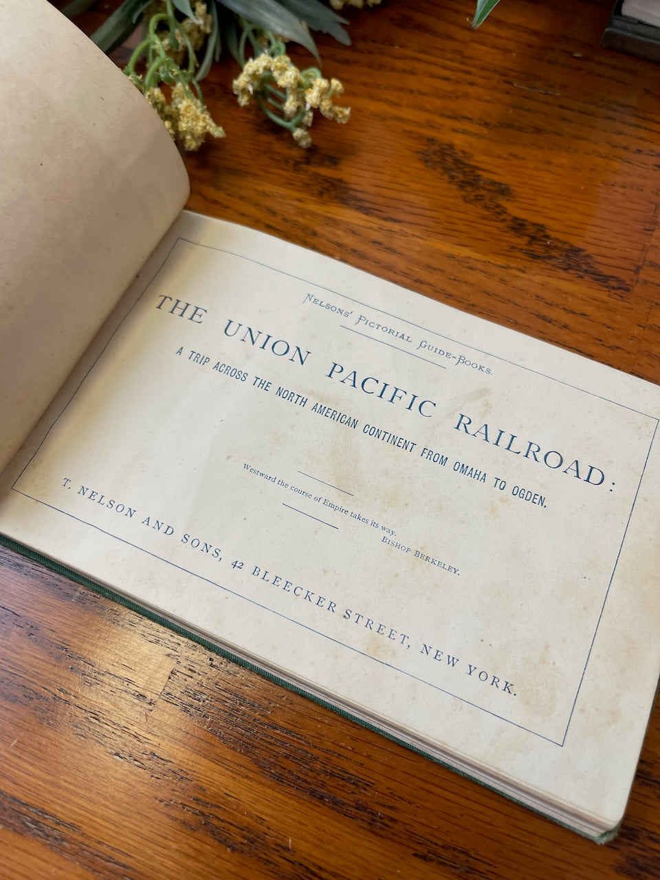 Union Pacific Railroad / Pictorial Guide Book / c.a. 1871