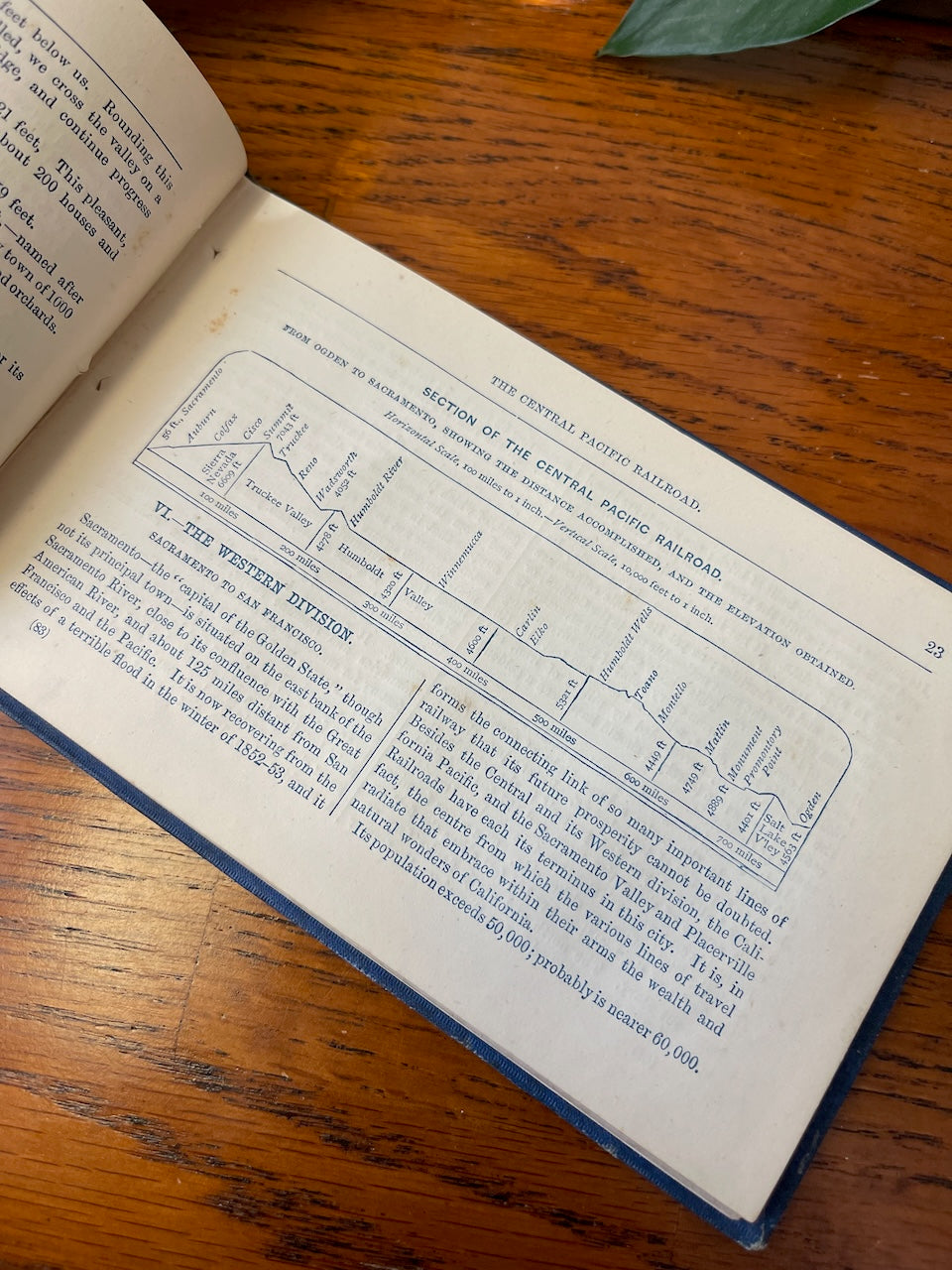 Central Pacific Railroad / Pictorial Guide Book / ca. 1871