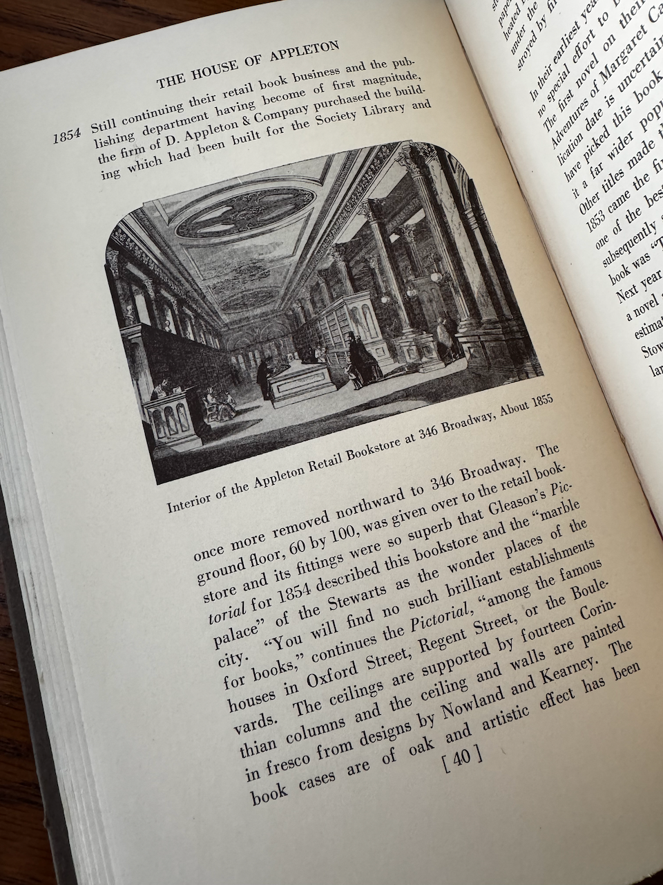 Portrait of A Publisher and The First Hundred Years of The House of Appleton 1825-1925