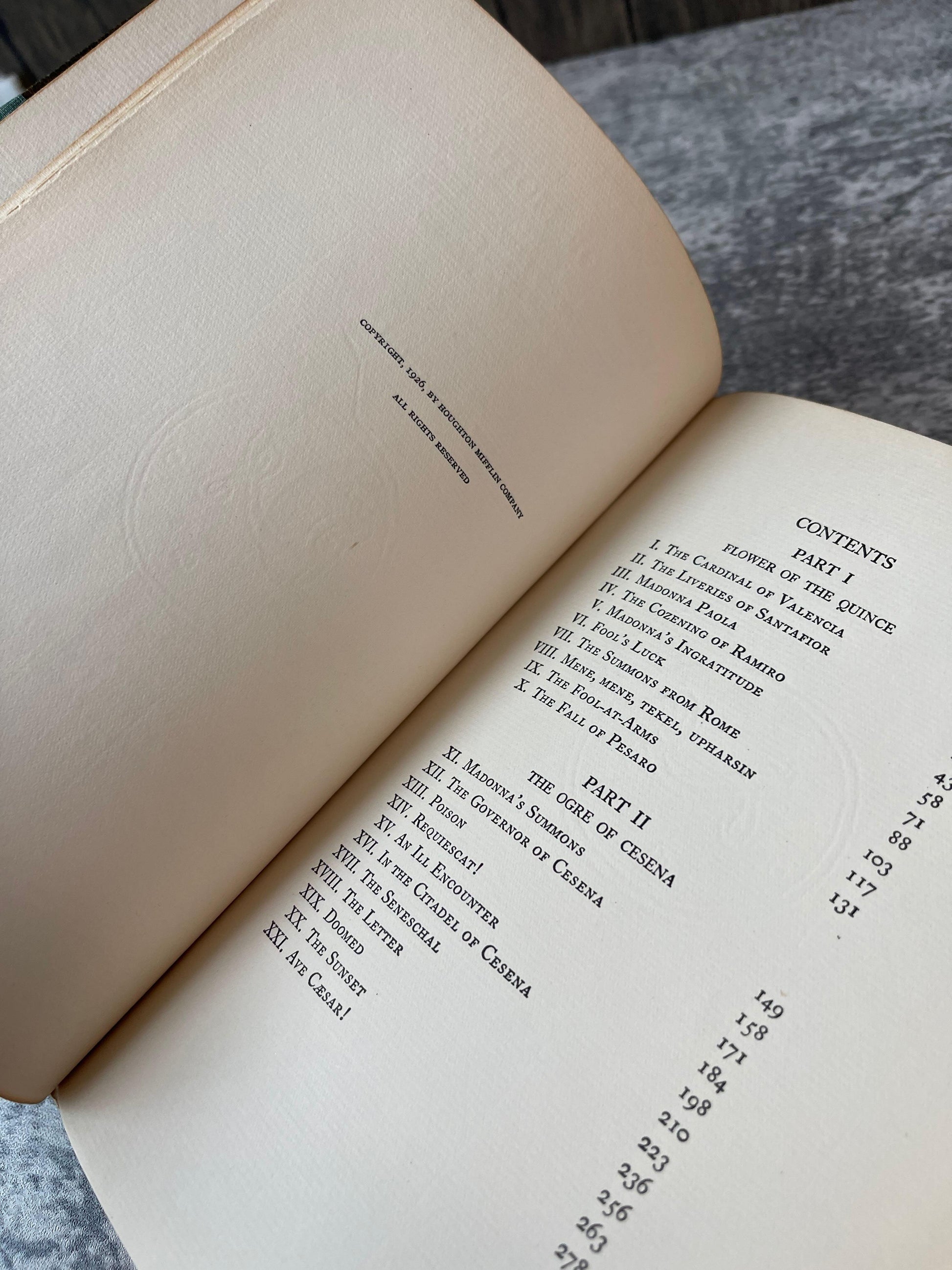 Rafael Sabatini / Volumes XXI & XVIII / 1926 - Precious Cache