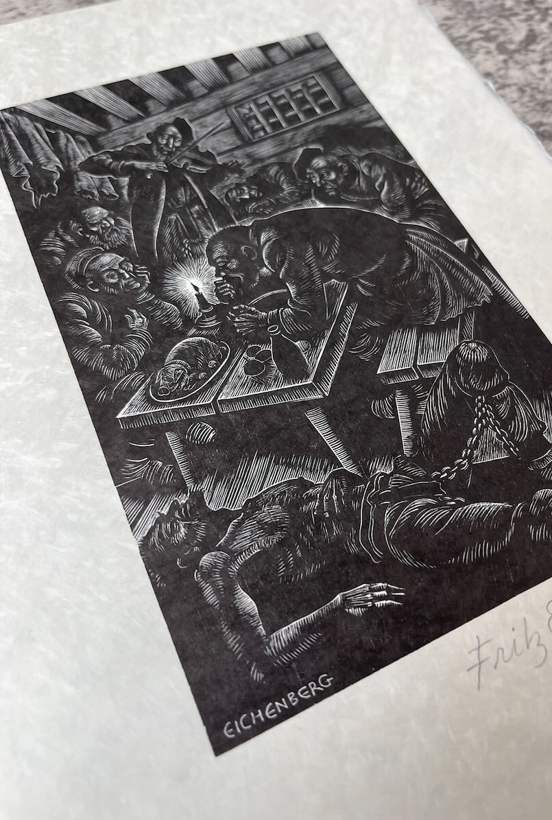 The House of the Dead / (10) Signed wood engravings / ca. 1982