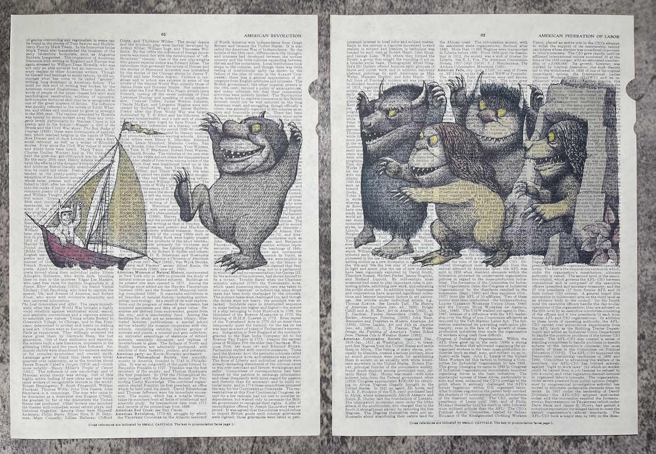 Encyclopedia Prints / Where the Wild Things Are - Precious Cache