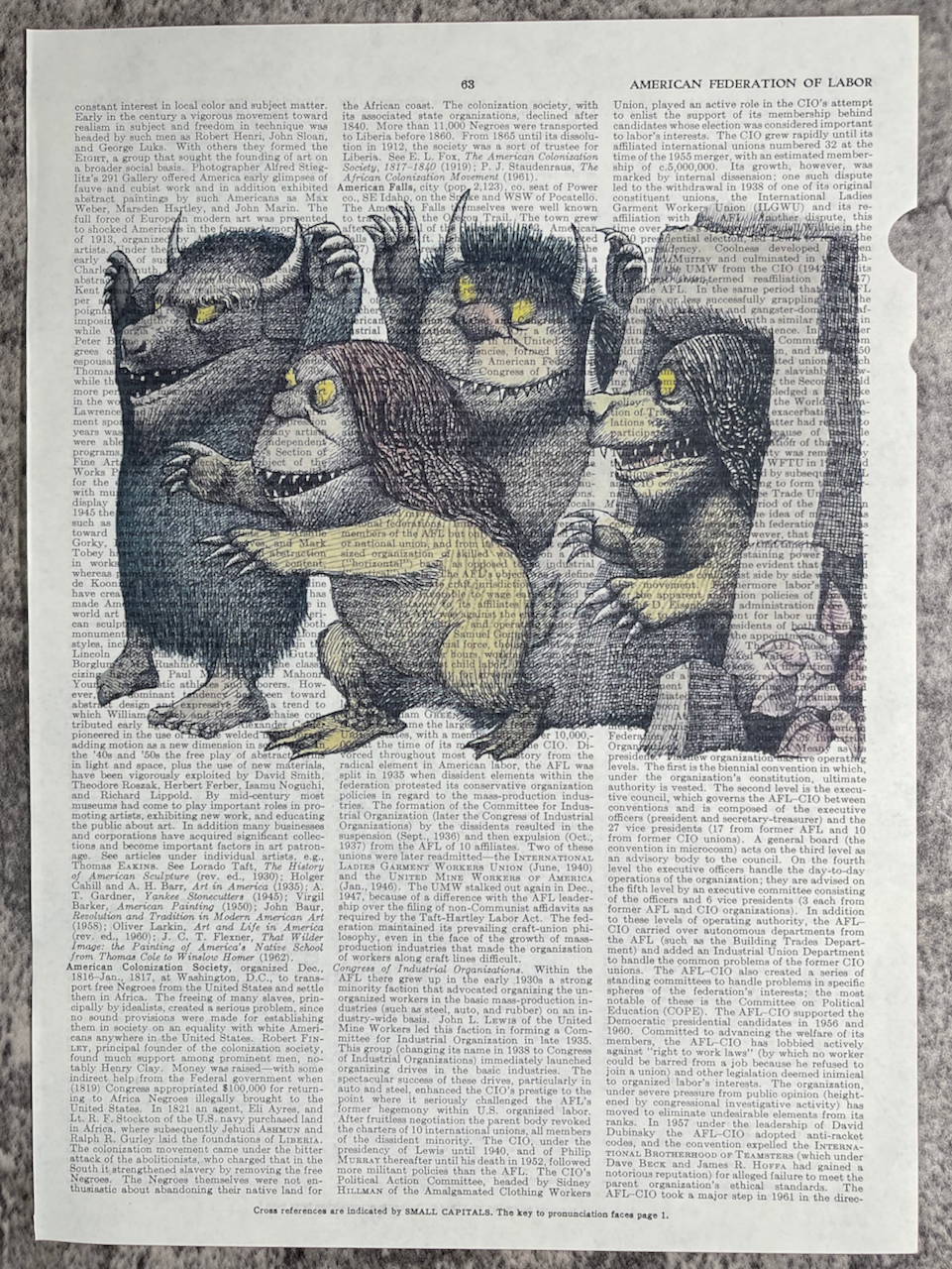 Encyclopedia Prints / Where the Wild Things Are - Precious Cache