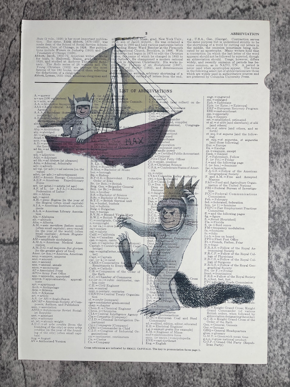 Encyclopedia Prints / Where the Wild Things Are - Precious Cache