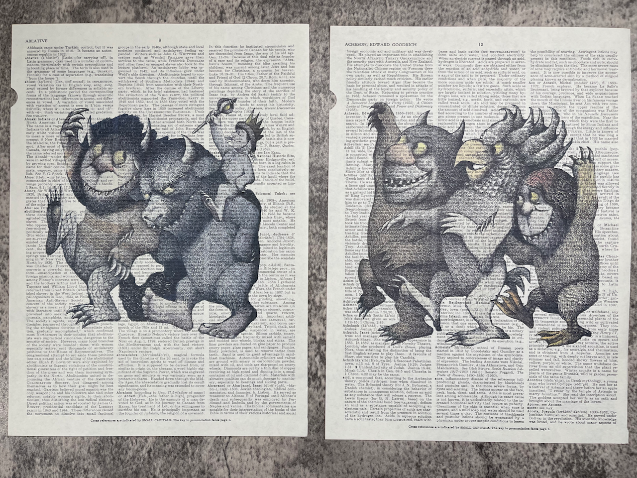 Encyclopedia Prints / Where the Wild Things Are - Precious Cache