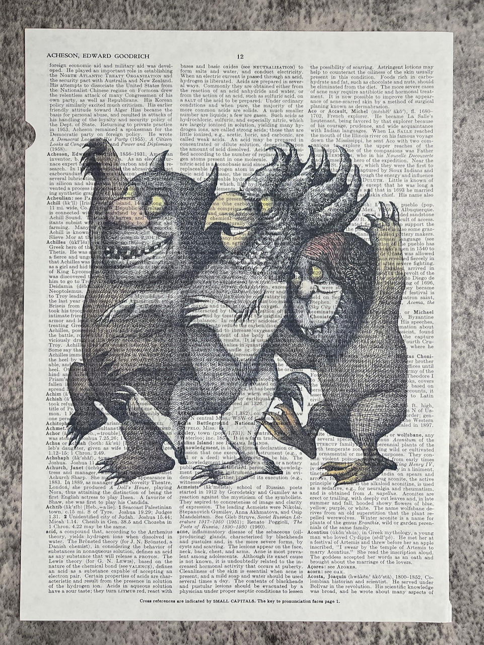 Encyclopedia Prints / Where the Wild Things Are - Precious Cache