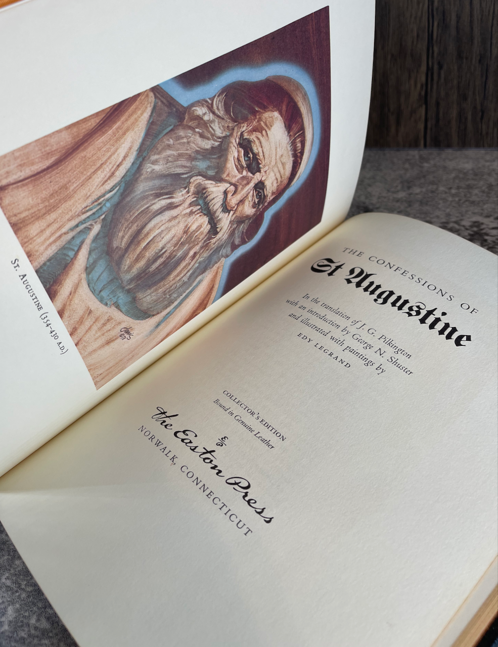 The Confessions of Saint Augustine / The Easton Press / 100 Greatest Books / 1979 - Precious Cache
