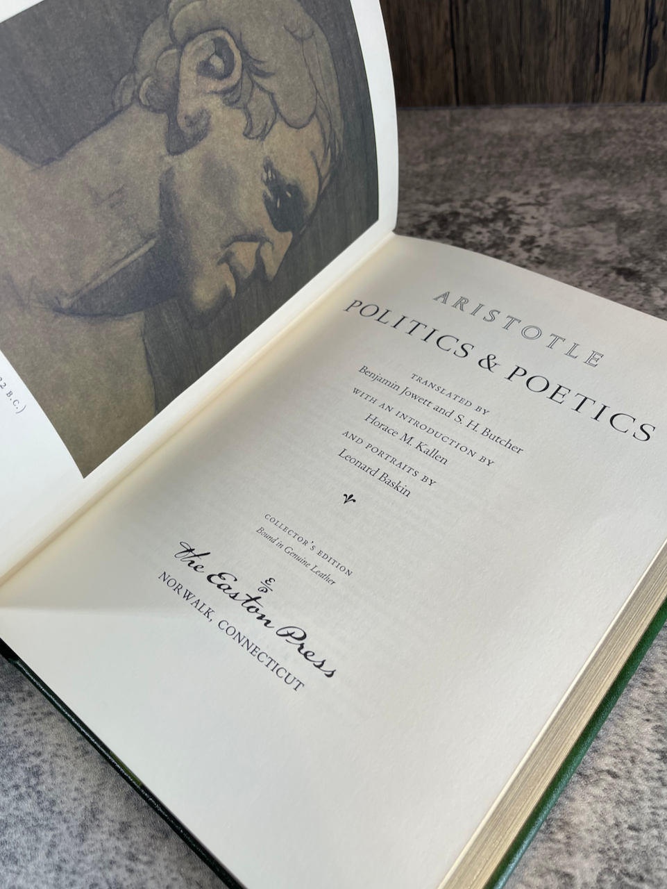 Politics and Poetics / The Easton Press / 100 Greatest Books Ever / 1979 - Precious Cache