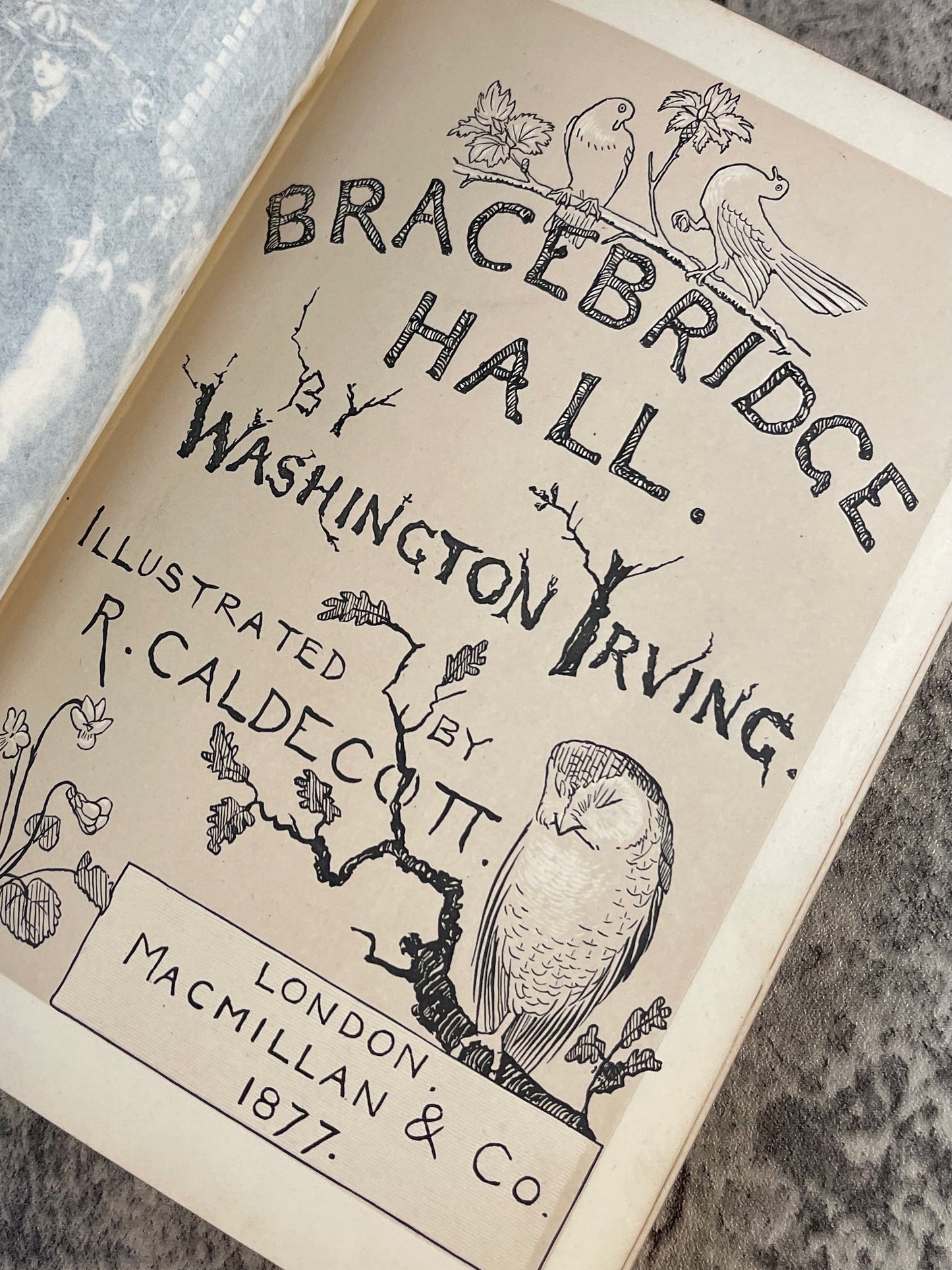 Old Christmas and Bracebridge Hall / First Editions - Precious Cache