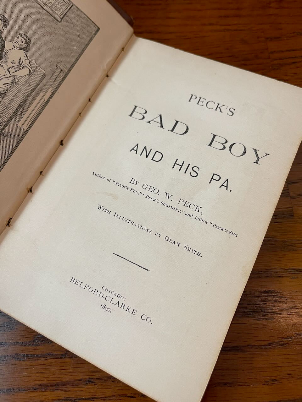 Peck's / Bad Boy and his Pa. Parts 1 & 2 / Boss Book / ca. 1890 - Precious Cache