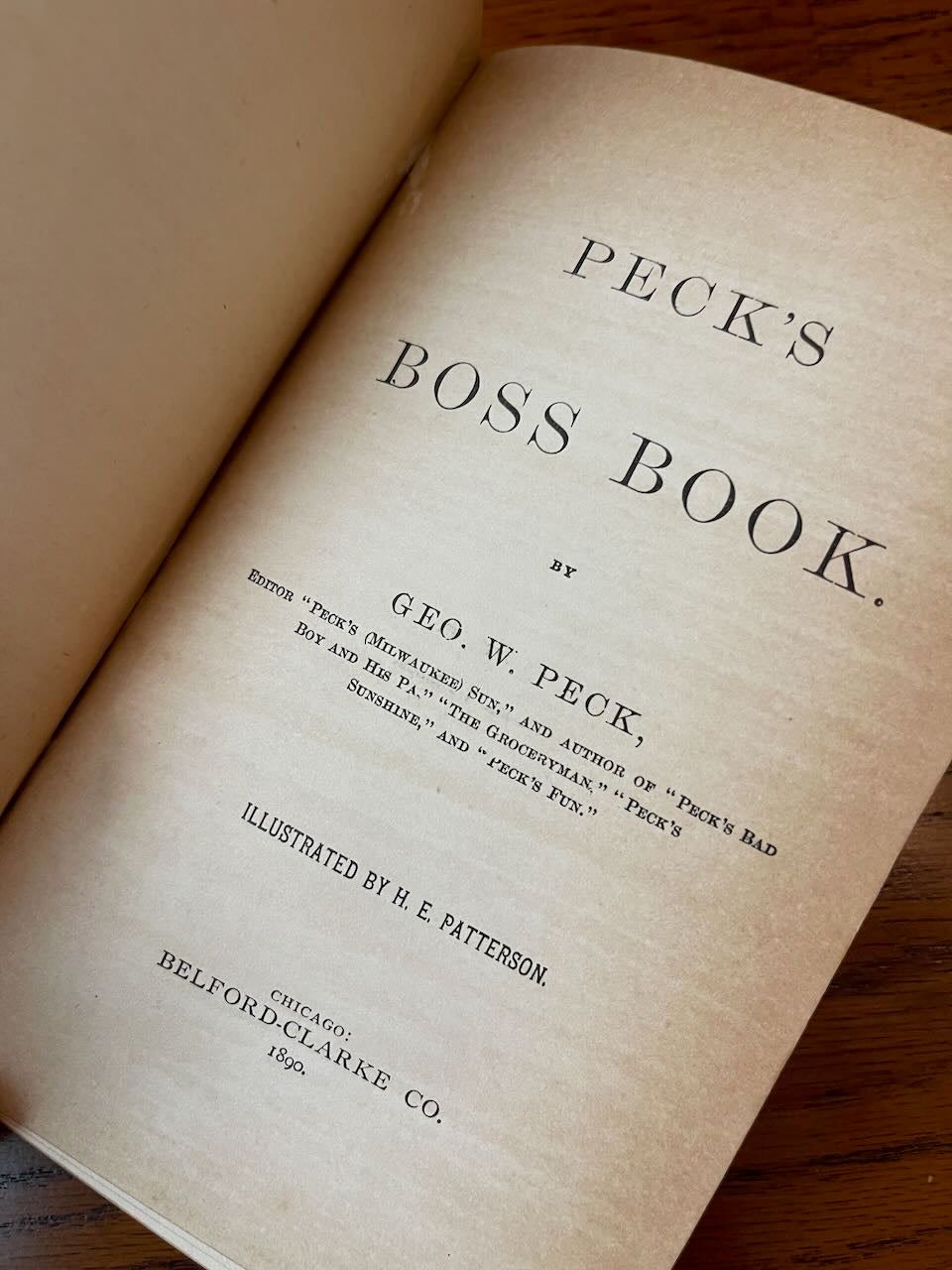 Peck's / Bad Boy and his Pa. Parts 1 & 2 / Boss Book / ca. 1890 - Precious Cache