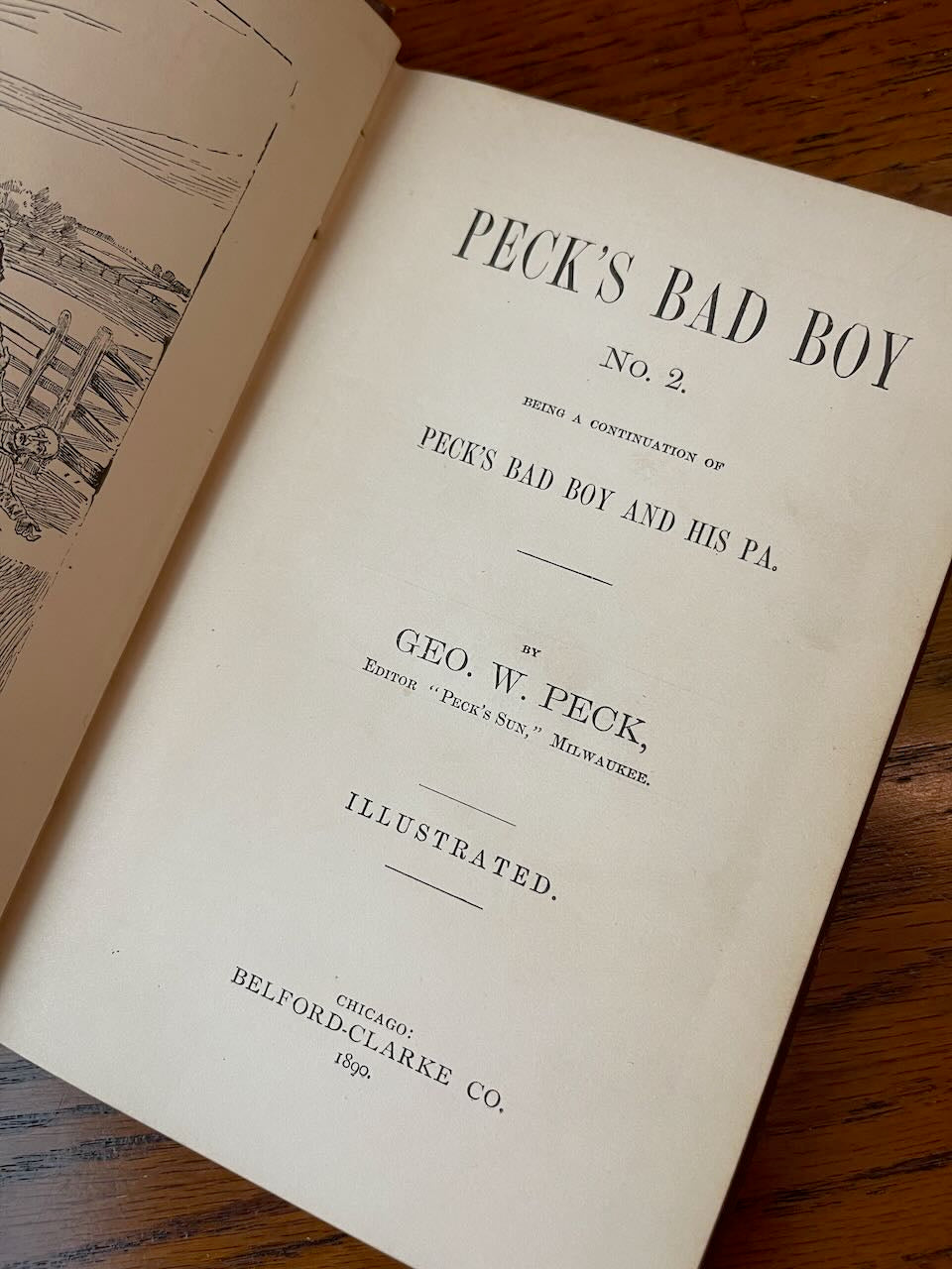 Peck's / Bad Boy and his Pa. Parts 1 & 2 / Boss Book / ca. 1890 - Precious Cache