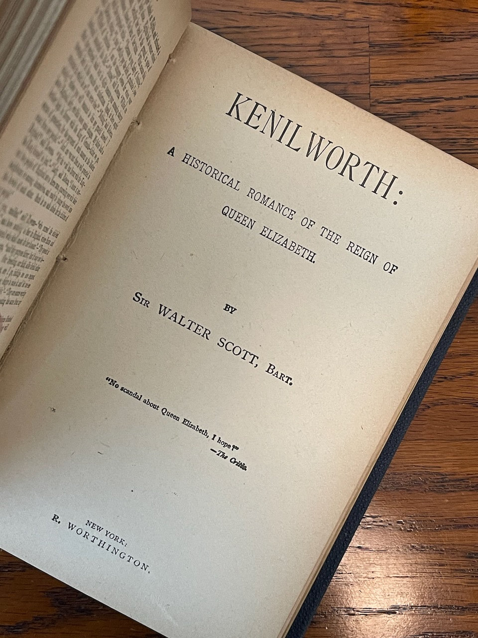 Ivanhoe & Kenilworth / Sir Walter Scott / 1887 - Precious Cache