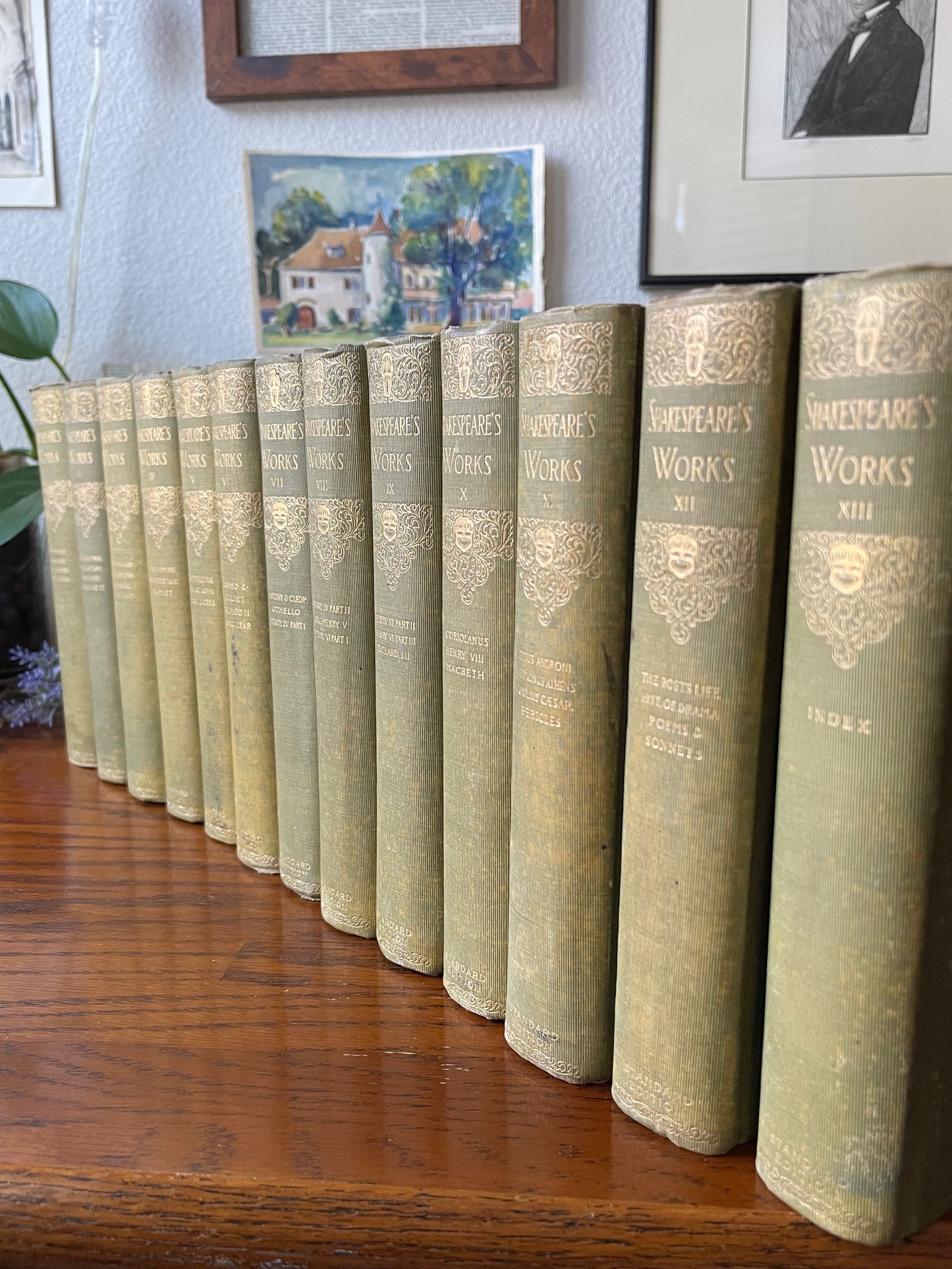 William Shakespeare Works Plays / English 13 Volume Set / 1904 - Precious Cache