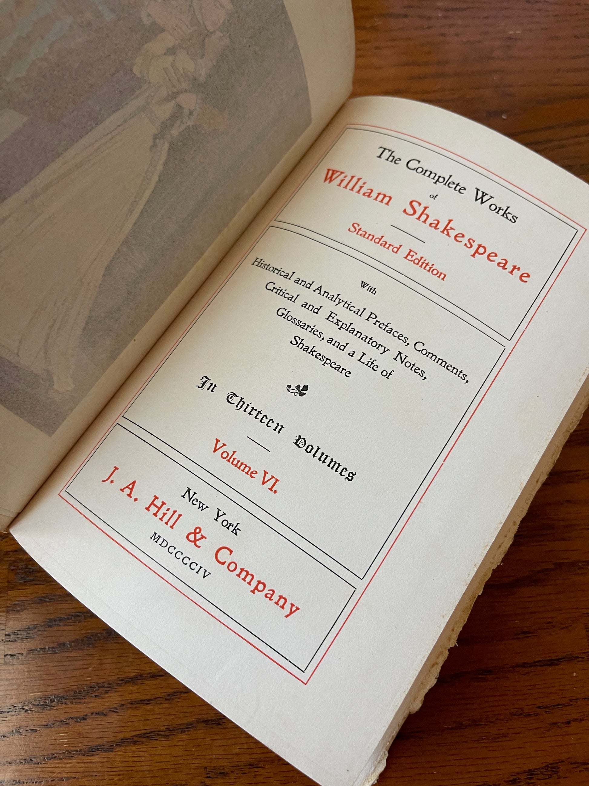 William Shakespeare Works Plays / English 13 Volume Set / 1904 - Precious Cache