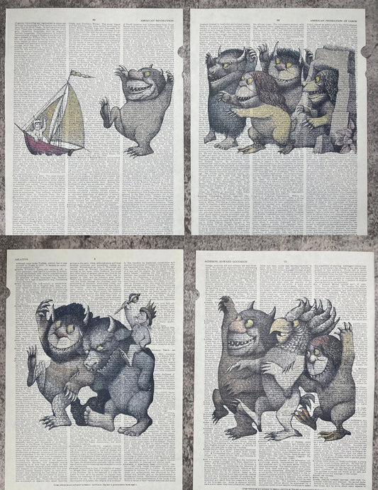 Encyclopedia Prints / Where the Wild Things Are - Precious Cache