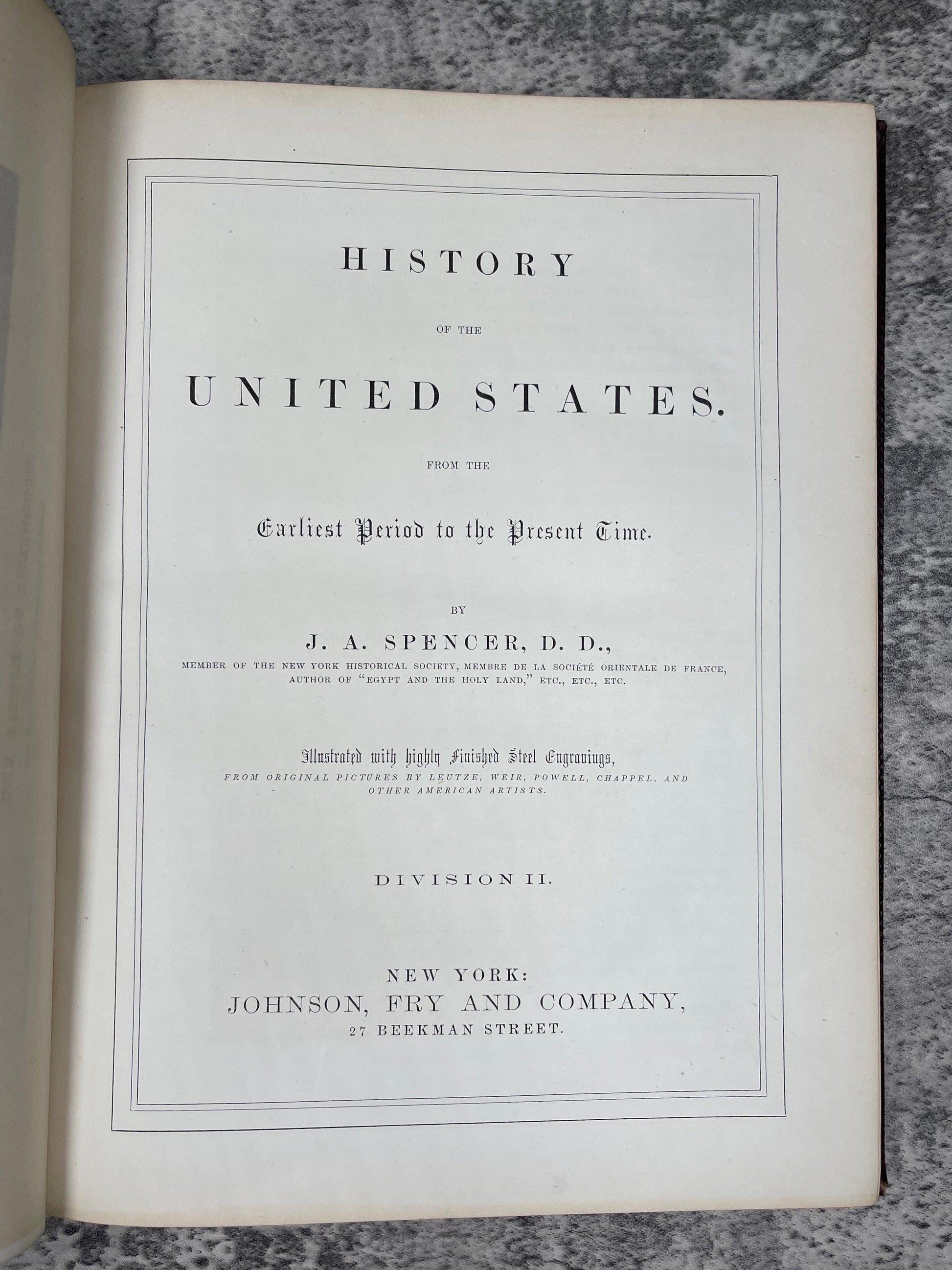 History of the United States from the Earliest Period to the Present Time / 1859 - Precious Cache