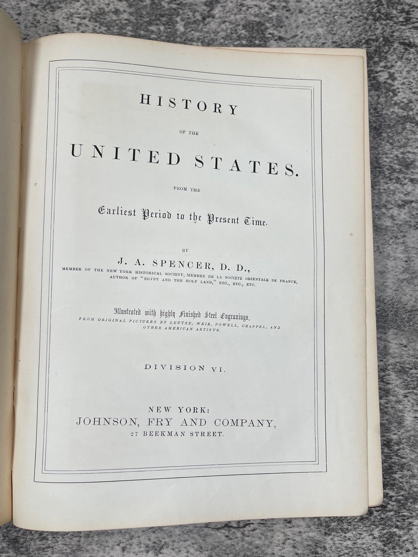 History of the United States from the Earliest Period to the Present Time / 1859 - Precious Cache