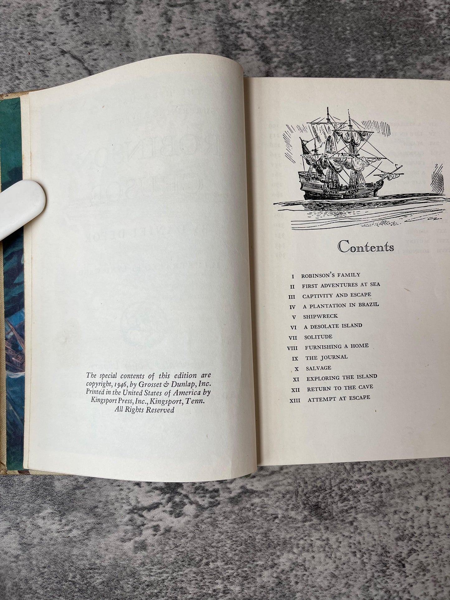 The Life and Strange Surprising Adventures of Robinson Crusoe / 1946 - Precious Cache