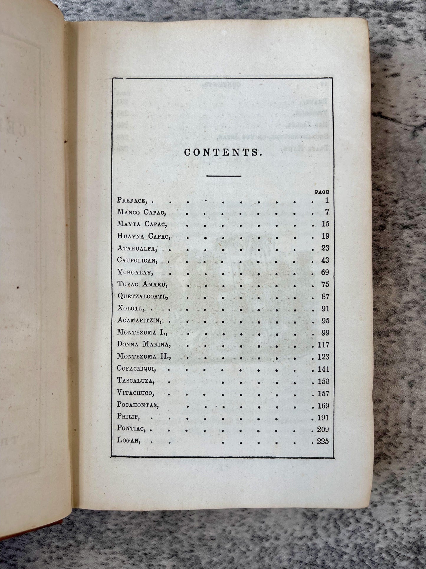 Lives Of Celebrated American Indians / 1846 - Precious Cache