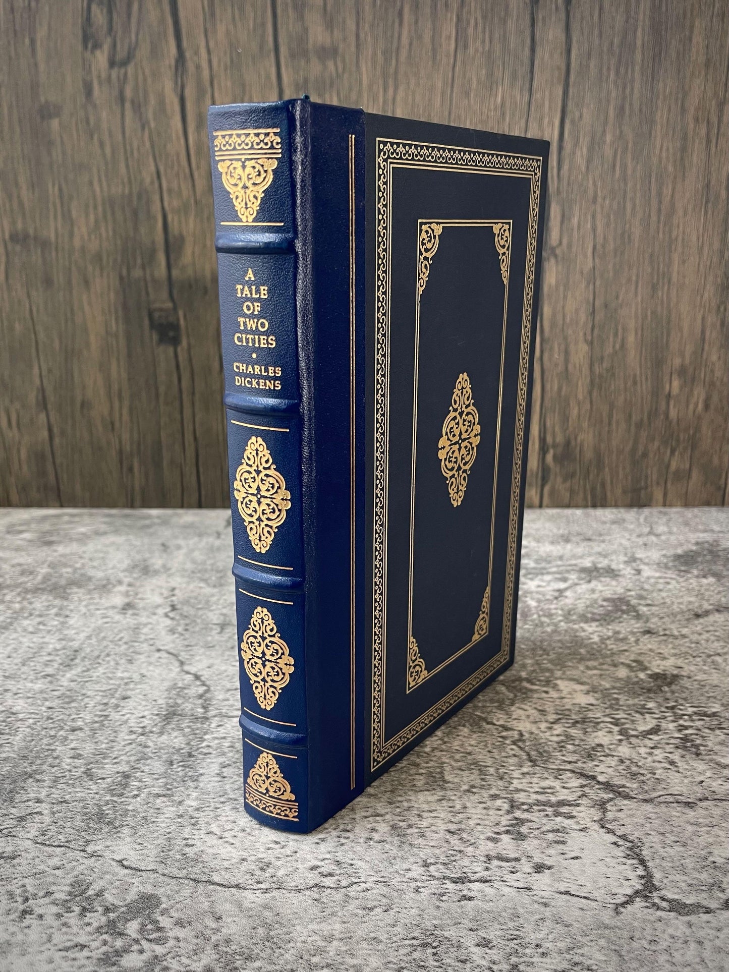 A Tale of Two Cities / The Franklin Library / Quarter Bound Leather / 1983 - Precious Cache