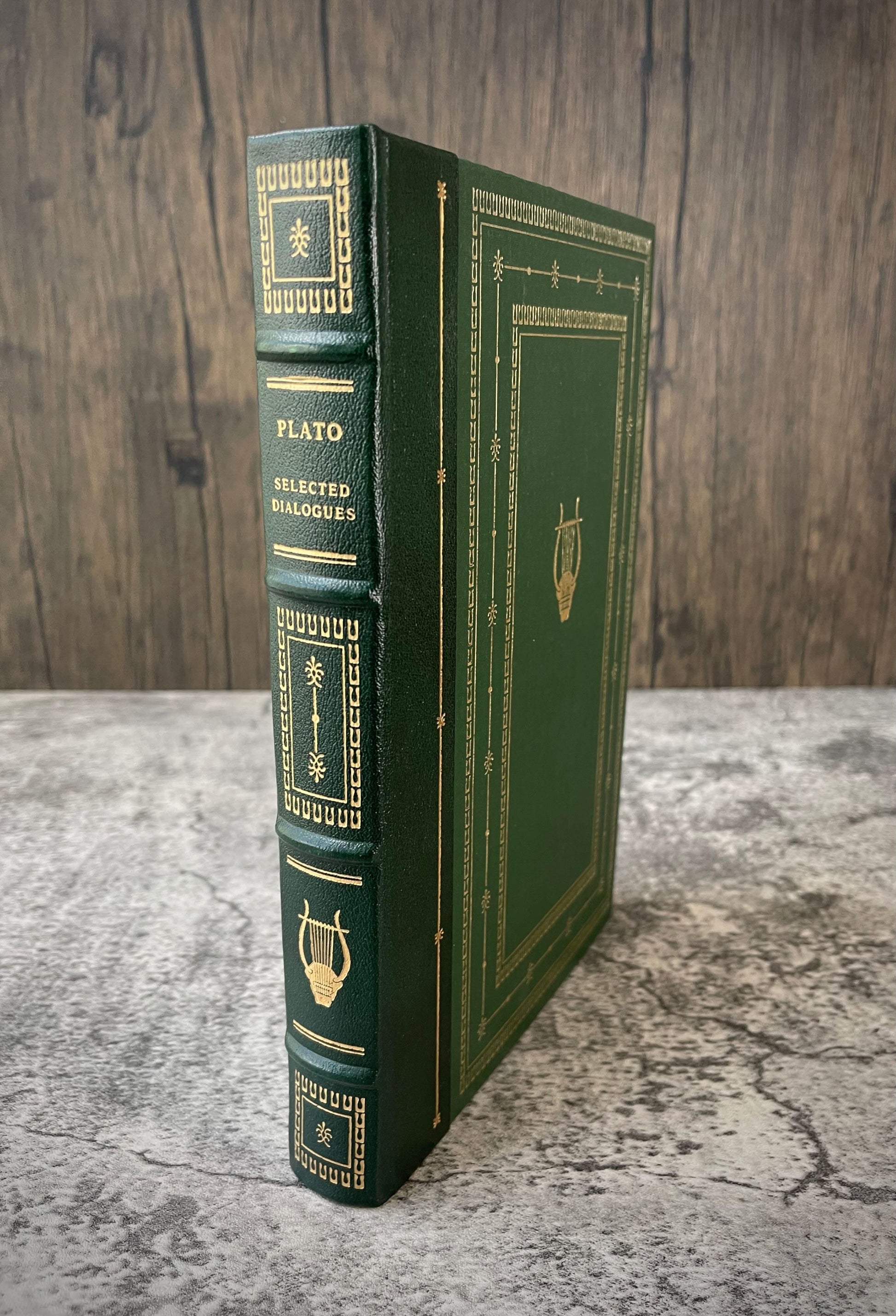 Selected Dialogues / The Franklin Library / Quarter Bound Leather / 1981 - Precious Cache