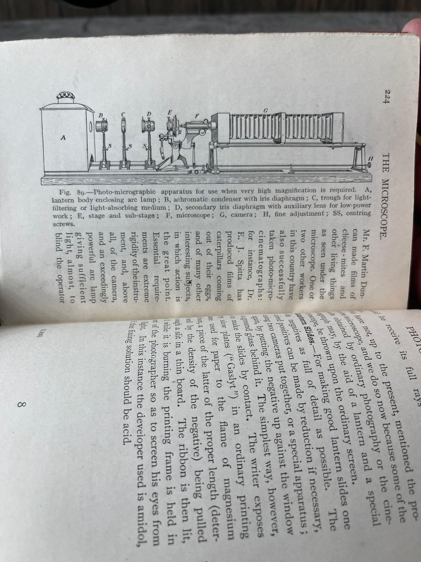 Microscope Biology Science and Chemistry / 6 Book Lot / c1800s - Precious Cache