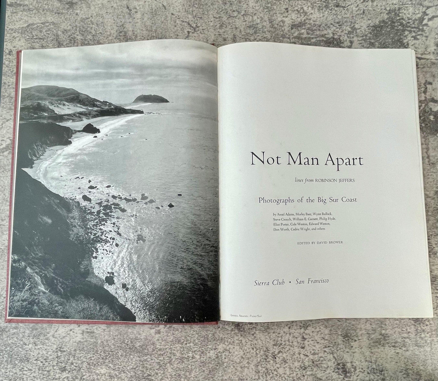 Not Man Apart / Photographs of the Big Sur Coast / First Edition Fourth Printing / 1964 - Precious Cache