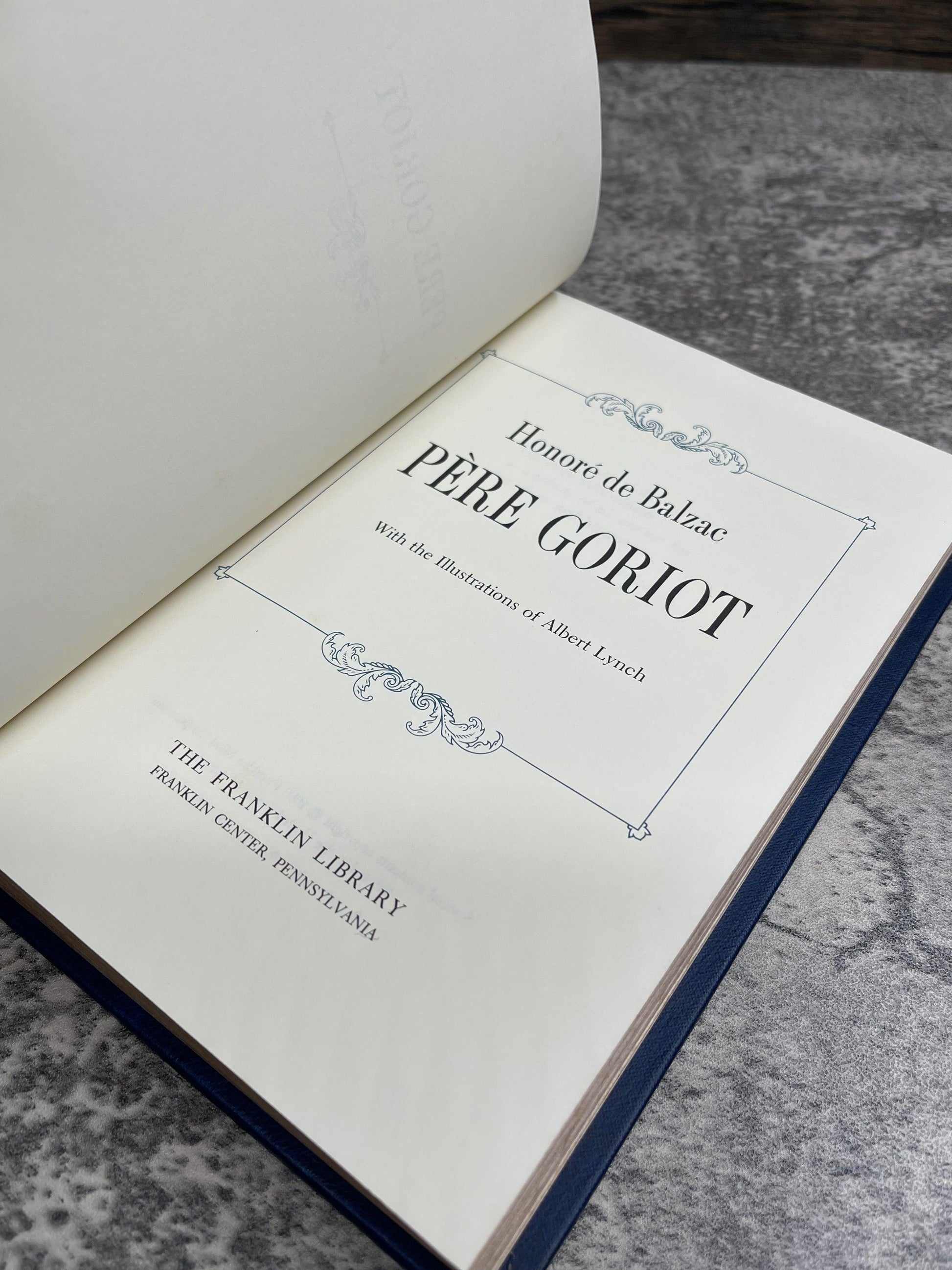 Pere Goriot / The Franklin Library / 1980 - Precious Cache