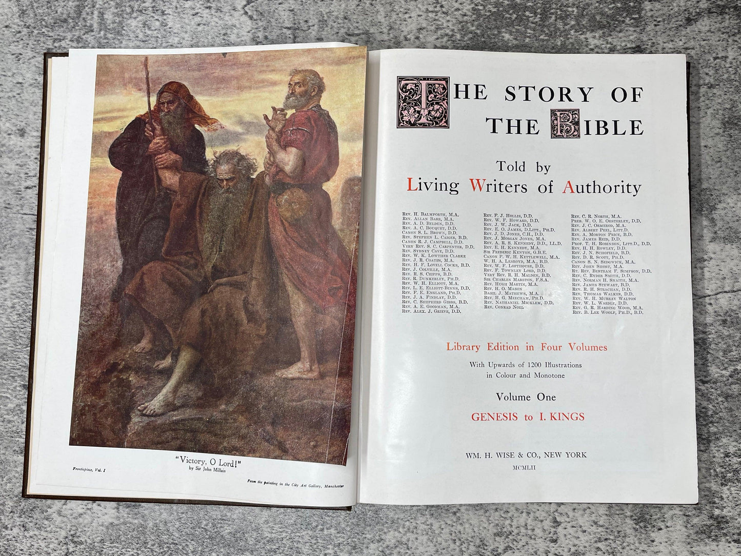 The Story of the Bible Told by Living Writers of Authority / 4 Volume Set / 1952 - Precious Cache